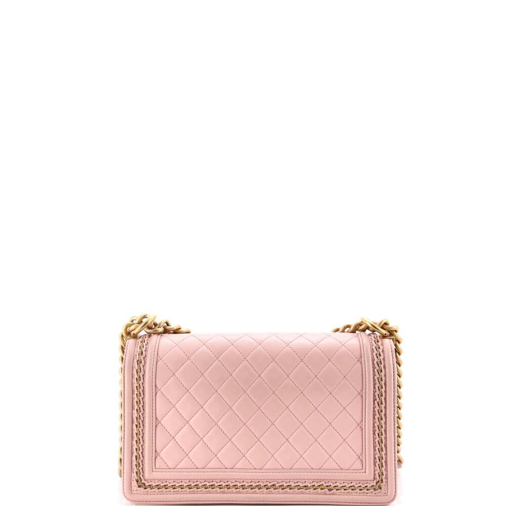 Chanel Boy Flap Bag Quilted Lambskin #228730C36B - Picture 4 of 8
